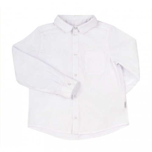 Рубашка для мальчика Bembi 7 - 13 лет Коттон Белый РБ140