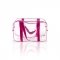 Прозрачная сумка в роддом M Сумочка 40х20х25 см Розовый 2m5
