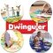Развивающий коврик для детей Dwinguler Dino Land русский алфавит 2300х1400х15 мм 886092