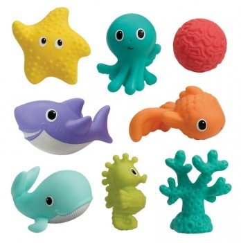Игрушки для ванной Infantino В мире морском 8 шт 305031