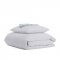 Детское постельное белье в кроватку Cosas 110х140 см Серый Ranfors_Grey_ZigGreyBlue_140