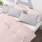 Наволочка на подушку Cosas евро набор 4 шт 50х70 см Розовый/Серый Set4Pillow_Rose_LineGrey_50х70