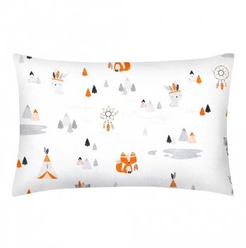 Детская наволочка на подушку Cosas 40х60 см Белый/Оранжевый AnimalsDream_40