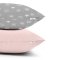 Детская наволочка на подушку Cosas 2 шт 40х60 см Розовый/Серый SetPillow_CrownGrey_Rose_40х60