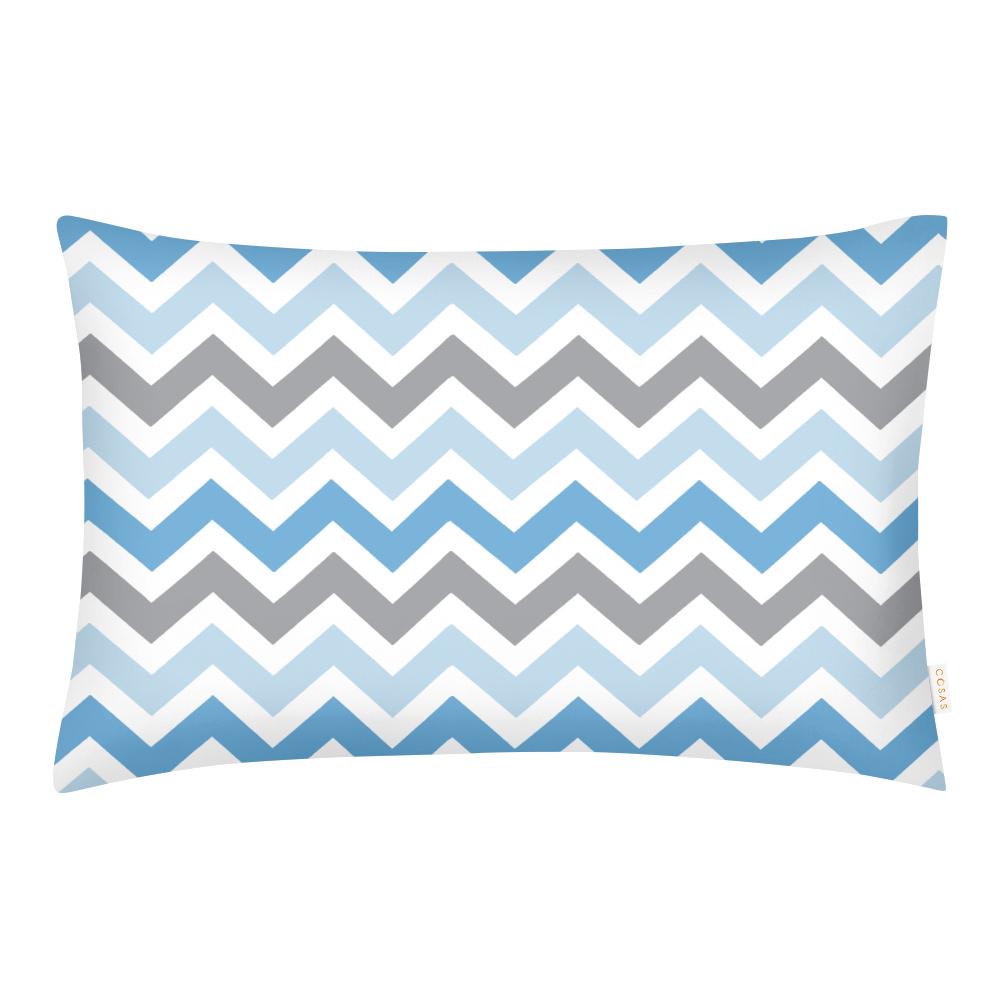 Детская наволочка на подушку Cosas 40х60 см Серый/Голубой ZigGreyBlue_40