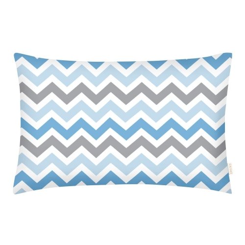 Детская наволочка на подушку Cosas 40х60 см Серый/Голубой ZigGreyBlue_40