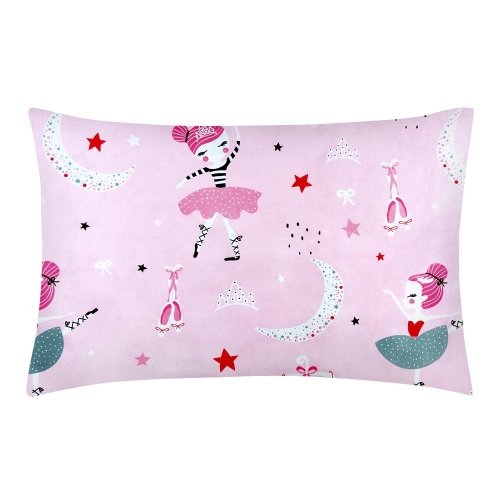 Детская наволочка на подушку Cosas 40х60 см Розовый/Белый Ballerina_Rose_40