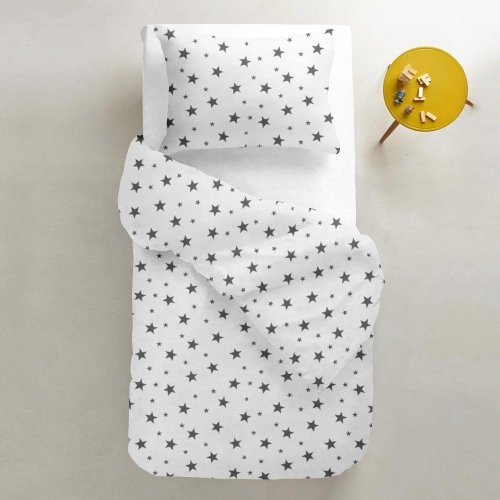 Детская наволочка на подушку Cosas 40х60 см Белый/Серый StarBigGrey_White_40