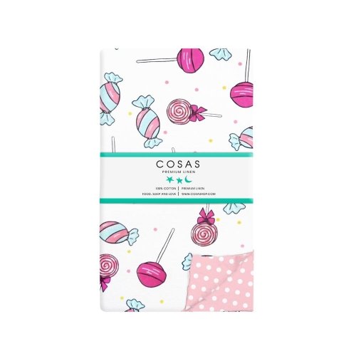 Пододеяльник детский Cosas 110х140 см Розовый Lollipops_DropRose_140q