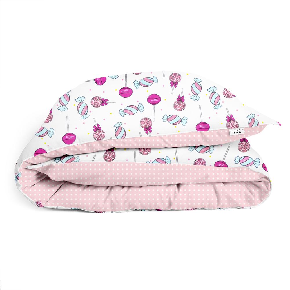 Пододеяльник детский Cosas 110х140 см Розовый Lollipops_DropRose_140q Пододеяльник детский Cosas 110х140 см Розовый Lollipops_DropRose_140q