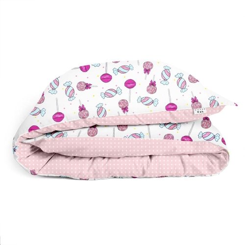 Пододеяльник детский Cosas 110х140 см Розовый Lollipops_DropRose_140q