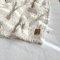 Плед для новорожденных меховой Маленькая Соня Тедди Горох серый Молочный/Серый 702355