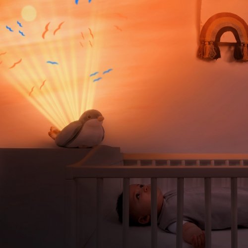 Музыкальный ночник проектор для новорожденных Zazu Shally Птичка ZA-SHALLY-01