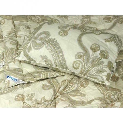Подушка для сна Руно Luxury на молнии 50х70 см Бежевый 310.11ШНУ_Luxury