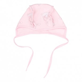 Чепчик для новорожденных Bembi 0 - 6 мес Интерлок Розовый ШП2