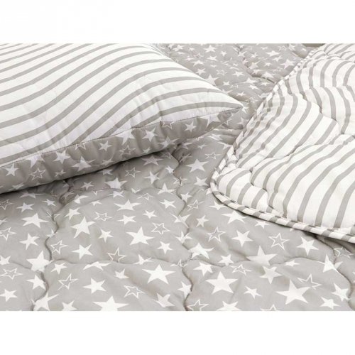 Демисезонное одеяло двуспальное Руно Star 172х205 см Серый 316.52Star