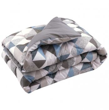 Зимнее одеяло двуспальное Руно Абстракция плюс 172х205 см Серый 316.53Абстракція плюс