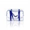 Прозрачная сумка в роддом M Сумочка 40х20х25 см Синий 2m7