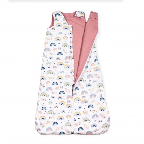 Детский спальный мешок Merrygoround Радуга 100 см Розовый/Белый SM_16