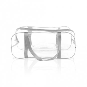 Прозрачная сумка в роддом L Сумочка 50х23х32 см Светло-серый 4l6