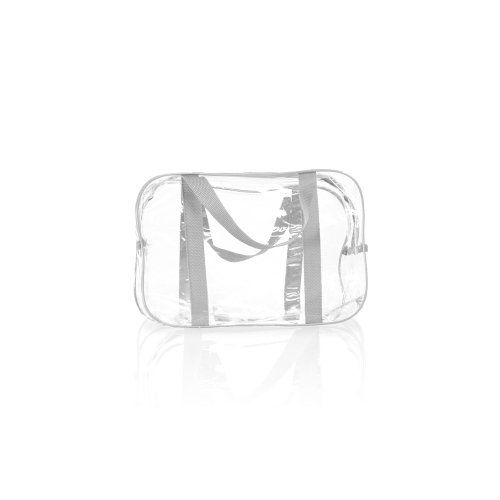 Прозрачная сумка в роддом S Сумочка 31х21х14 см Светло-серый 1s6