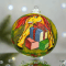 Новогодний шар на елку Santa Shop Символ года 2026 Подарунки Красный/Зеленый 10 см 4820001180404