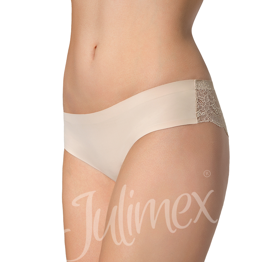 Трусики бесшовные Julimex Tanga бежевые Трусики бесшовные Julimex Tanga бежевые