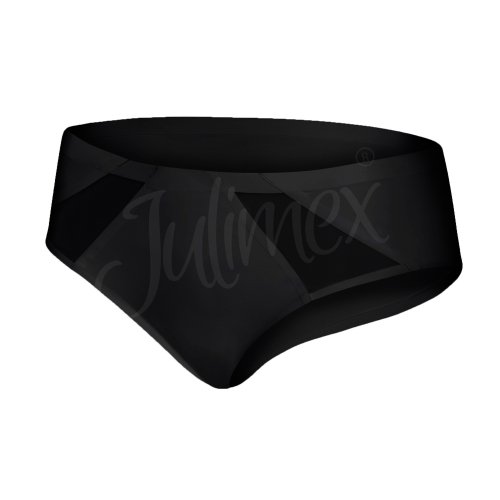 Трусики бесшовные хлопковые Julimex Tummie, черные