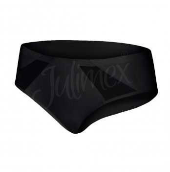 Трусики бесшовные хлопковые Julimex Tummie, черные