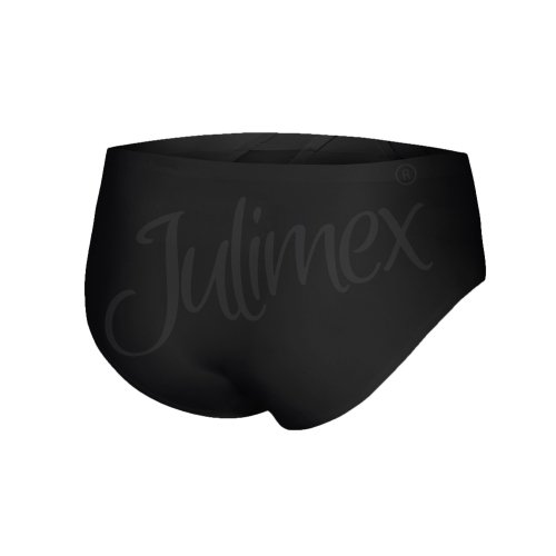 Трусики бесшовные хлопковые Julimex Tummie, черные