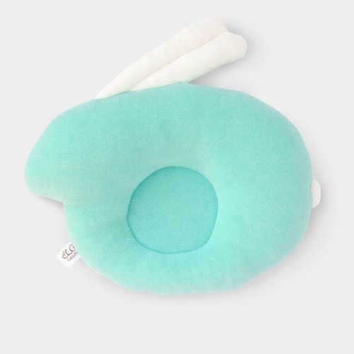 Набор для новорожденного ELA Textile&Toys Подуша и игрушка для сна Зайчик Бирюзовый KPS001TURQOISE
