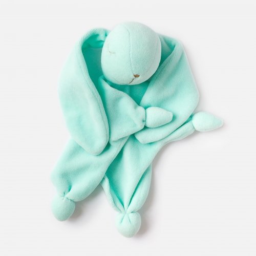 Комфортер игрушка для сна ELA Textile&Toys Зайчик Бирюзовый K001TURQOISE