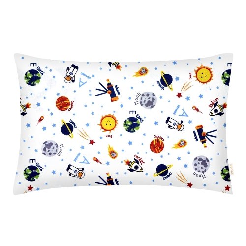 Наволочка на подушку для подростков Cosas евро 50х70 см Белый/Оранжевый TelescopeWhite_50