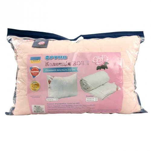 Подушка для сна Руно Rose Pink 50х70 см Розовый 310.52Rose Pink