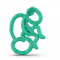 Игрушка-прорезыватель Matchistick Monkey Танцующая обезьянка, 14 см, зеленый
