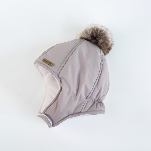 Зимняя шапка детская Magbaby Аляска 0-2 года Светло-серый 103270