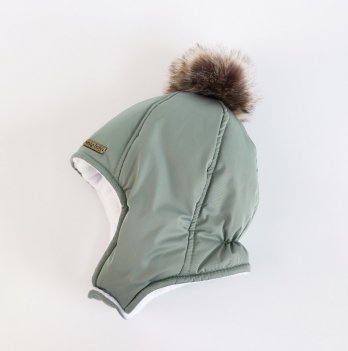 Зимняя шапка детская Magbaby Аляска 0-2 года Зеленый 103218