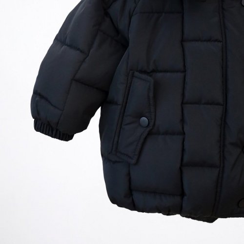 Детская куртка пуффер зимняя Magbaby Brick 1-6 лет Черный 108800