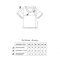 Детская футболка Magbaby Roomy с вышивкой от 3 мес до 3 лет Белый/Черный 104791