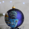 Новогодний шар на елку Santa Shop Зимний дом Синий/Фиолетовый 10 см 4820001112764