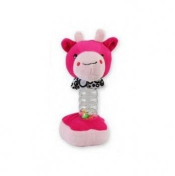 Музыкальная игрушка подвеска Baby Mix Розовый YF-1069 G Жирафка