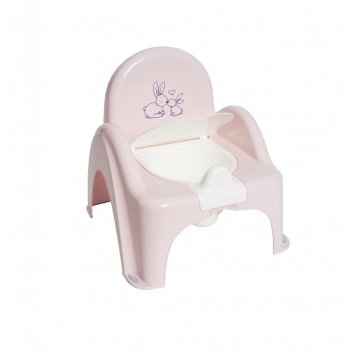 Горшок стульчик Tega baby Зайчики Розовый KR-012-104