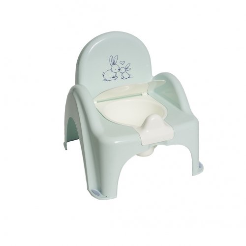 Горшок стульчик Tega baby Зайчики Мятный KR-012-105