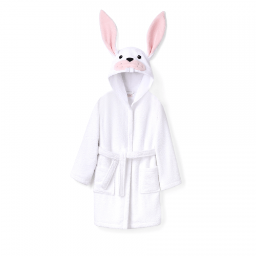 Махровый халат для детей Sasha Bunny 7 - 10 лет Махра Белый 4406